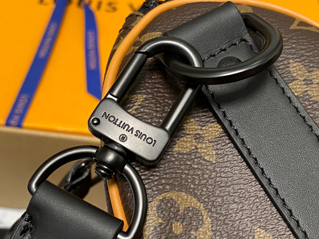 LOUIS VUITTON keepall 25  可调节肩带 斜挎包 单肩包 手提包 橙色 m46687
