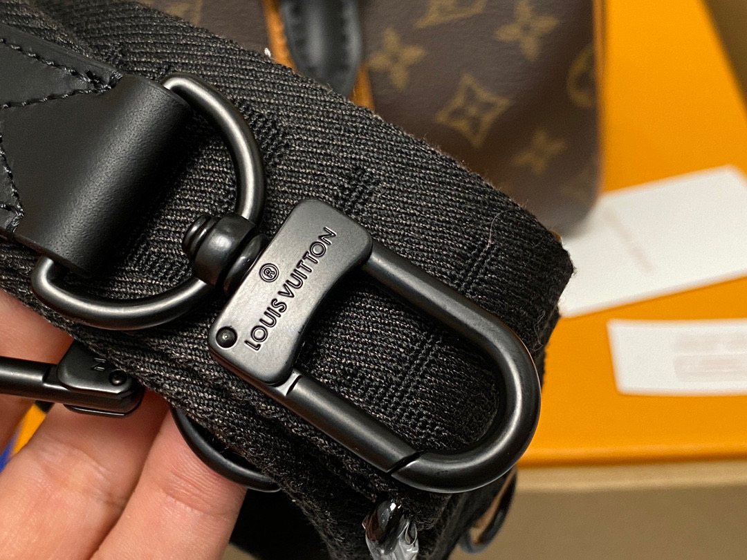 LOUIS VUITTON keepall 25  可调节肩带 斜挎包 单肩包 手提包 橙色 m46687