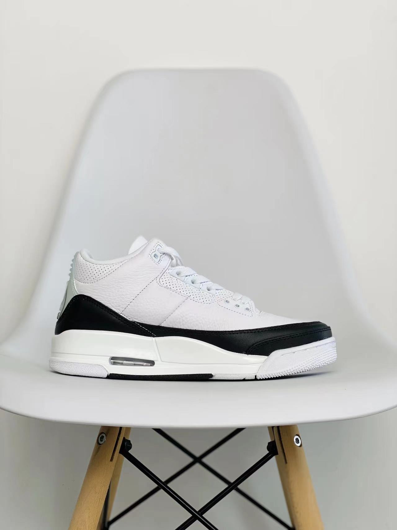 Fragment Design Air Jordan 3 Retro SP White 藤原浩 閃電 黑白 AJ 3 低筒 休闲鞋 篮球鞋 板鞋 男鞋 DA3595-100