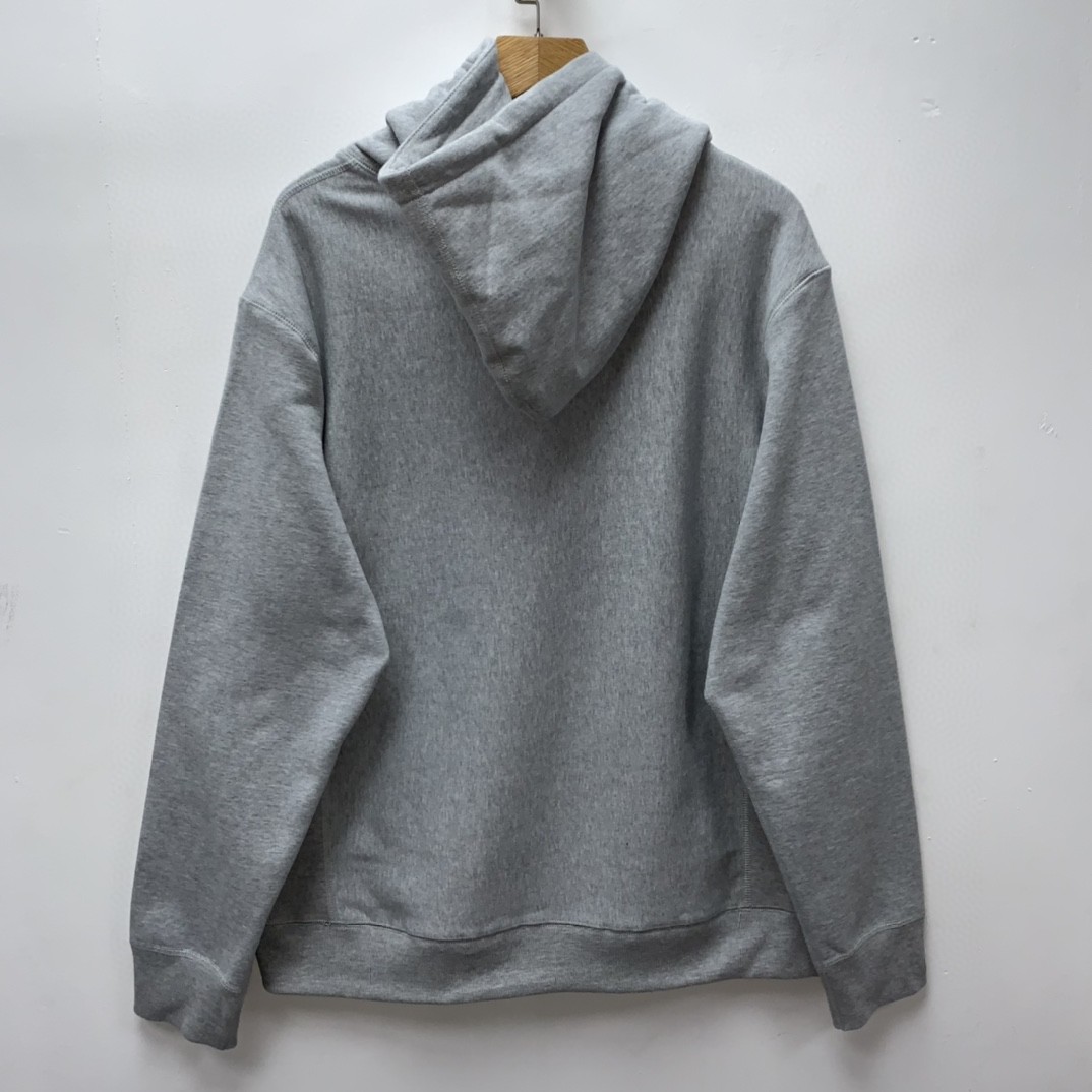 Supreme Week 15 Cross Box Logo Hooded Sweatshirt Logo 刺绣徽标 灰色 连帽卫衣 加绒加厚 宽松 男女同款 SUP-FW20-335