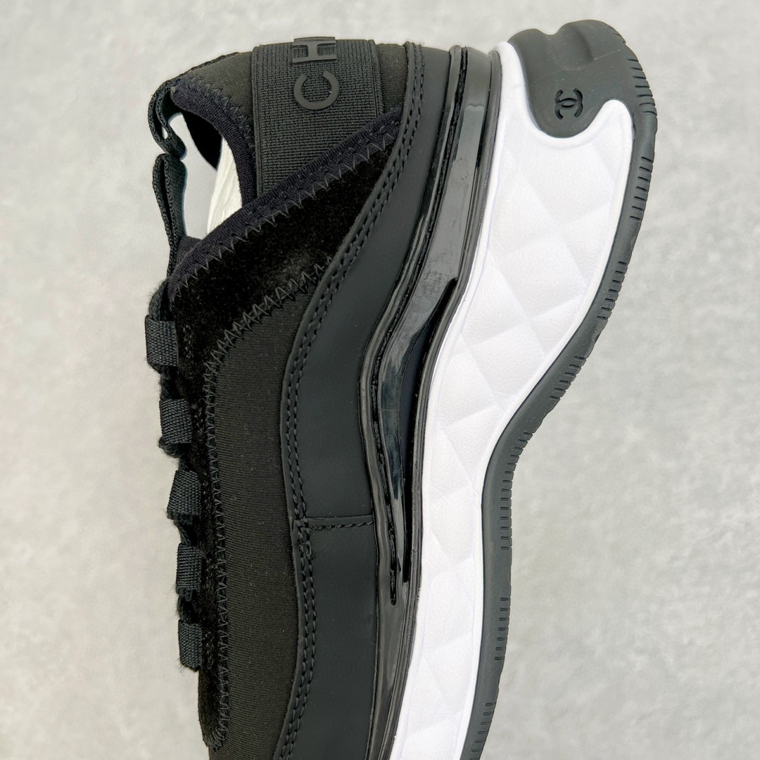 CHANEL 香奈儿 黑色 金扣 小牛皮 低筒 运动鞋 休闲鞋 跑步鞋 女鞋 G35617 Y53646 94305金扣