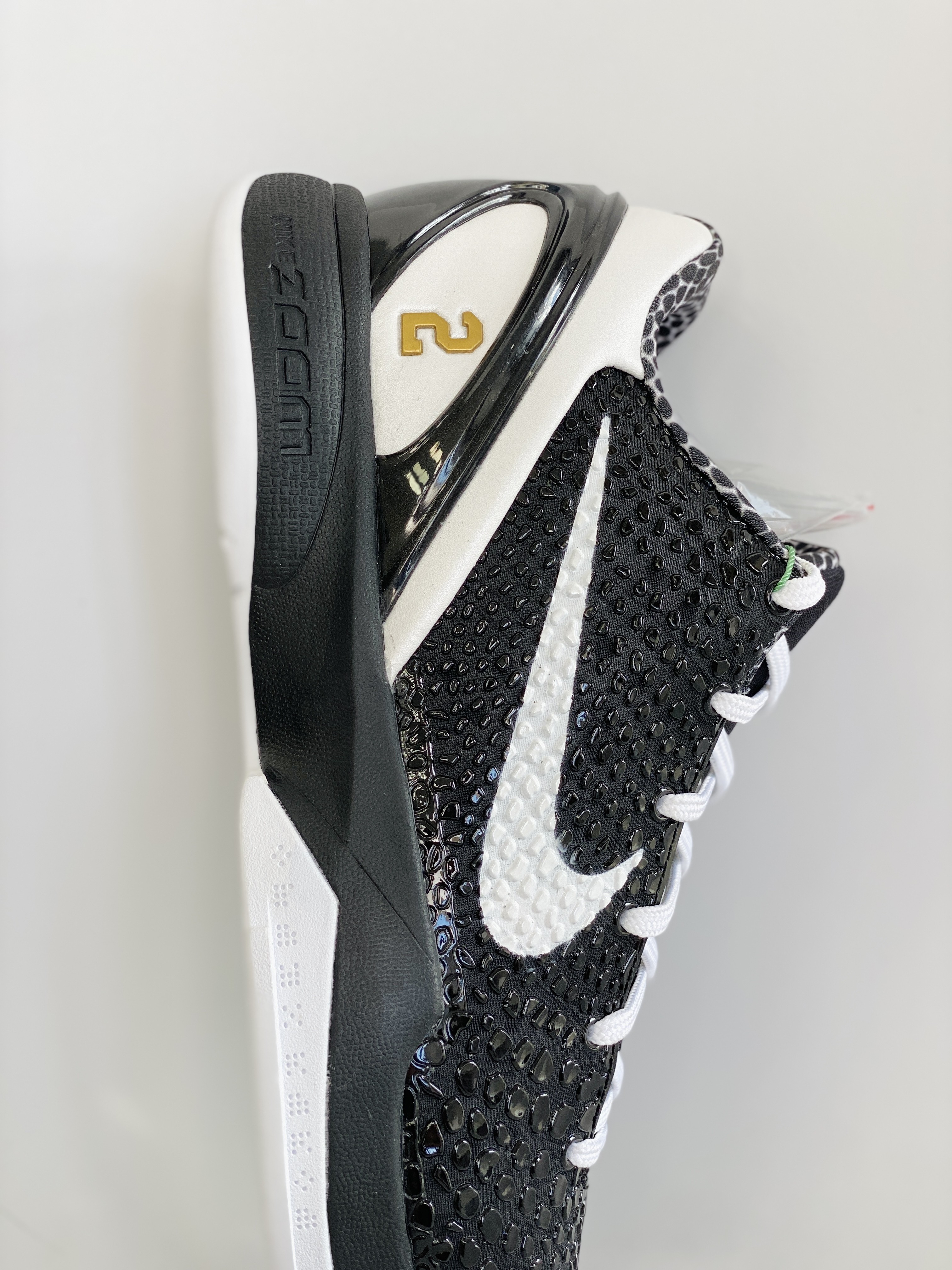 S2外贸 KOBE6 Mambacita Sweet 16 GIGI  低筒  前掌氣墊 黑白 天使 紀念款 科比 6  球鞋 籃球鞋 實戰鞋 真碳板 男鞋 CW2190-002