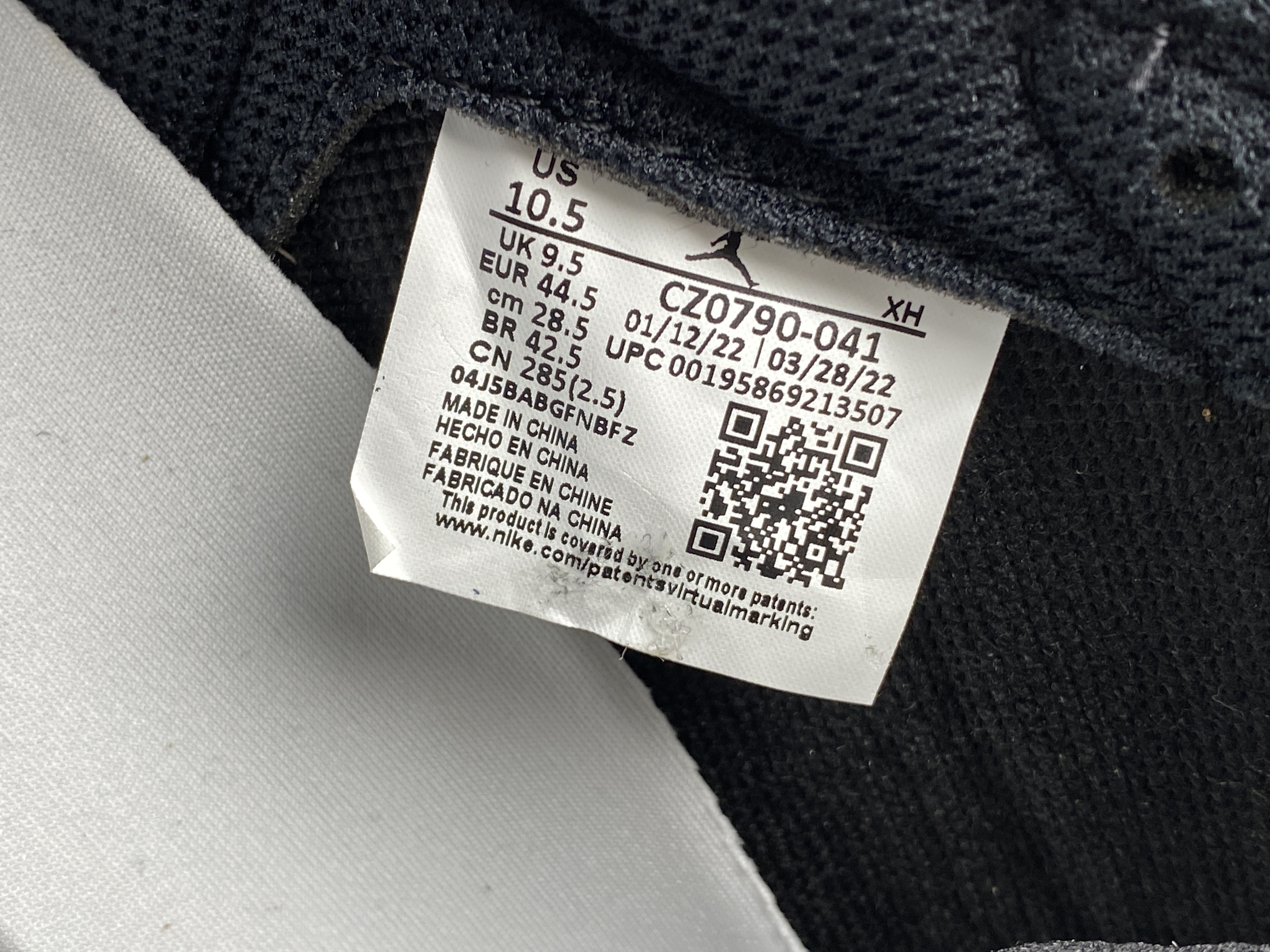 Air Jordan 1 Low OG AJ1 Mystic Navy 黑藍  低筒 气垫 休闲鞋 板鞋 球鞋 男鞋 女鞋 CZ0790-041