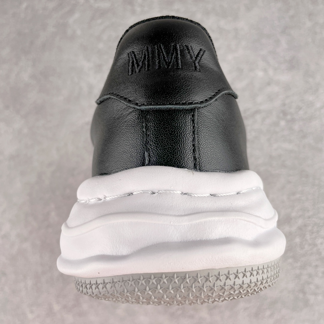 MIHARA YASUHIRO Original MMY 三原康裕 黑色 皮面 低筒 溶胶鞋 帆布鞋 板鞋 休闲鞋 增高鞋 男鞋 女鞋 A07FW702