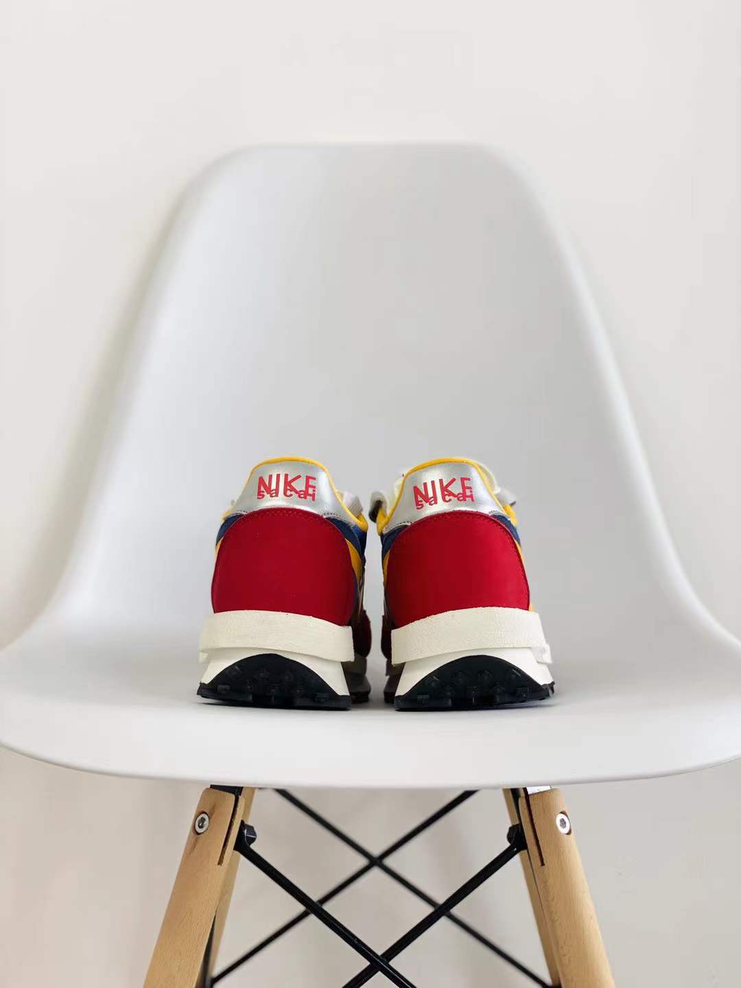 sacai  LVD 红黄蓝 低筒 双勾 华夫 复古时鞋 休闲鞋 透气网面 运动鞋 男鞋厚底 女鞋增高BV0093-400