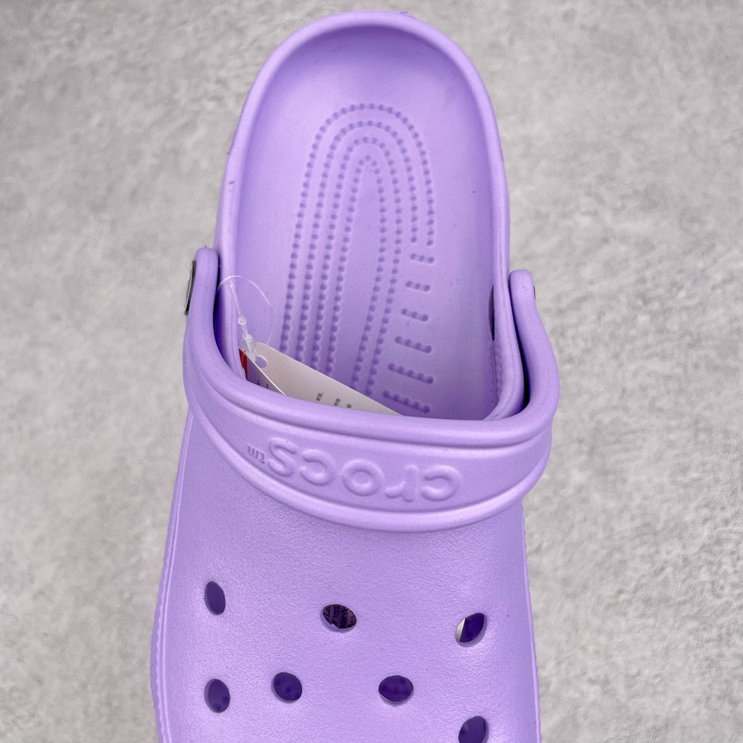 Crocs 淡紫色 洞洞鞋 凉鞋 室内外 拖鞋 沙滩鞋 男女同款 10001-5PR