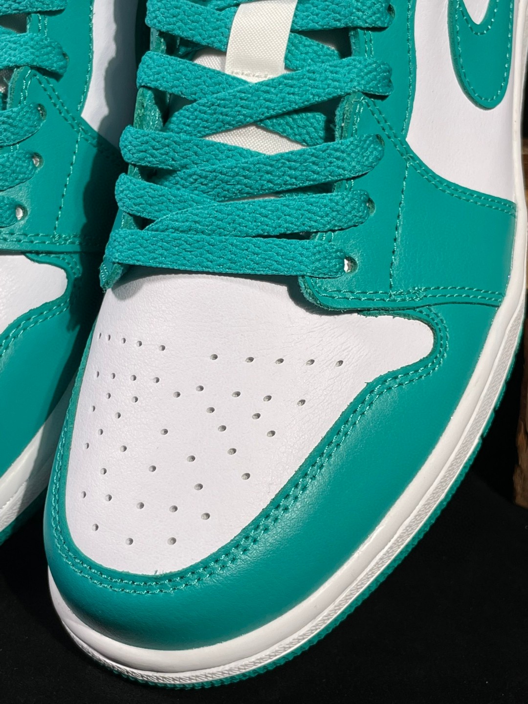 Air Jordan 1 Low AJ1 白绿 低筒 板鞋 休闲鞋 男鞋  DC0774-132