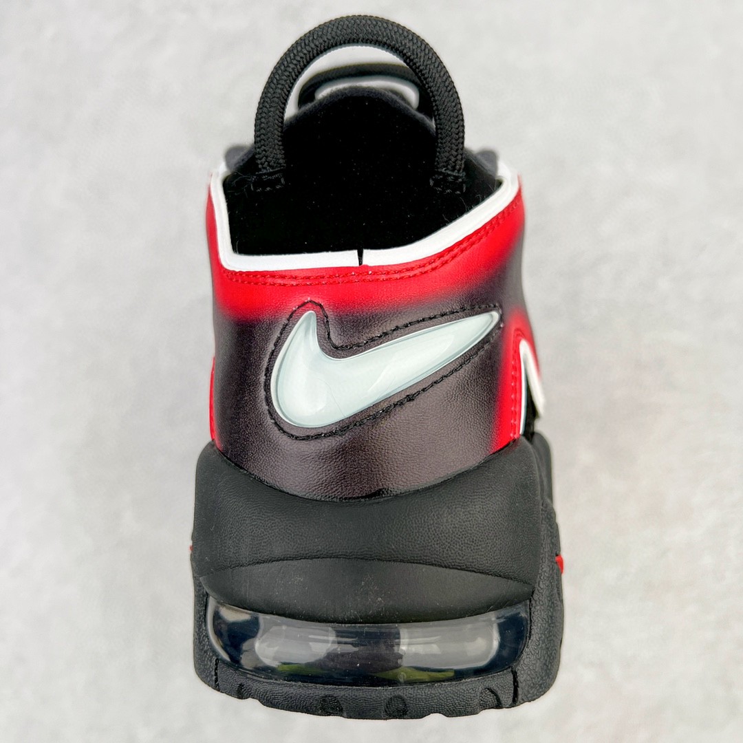 新版 Nike Air More Uptempo 皮蓬 大AIR 黑红 低筒 篮球鞋 男鞋 女鞋 415082-010
