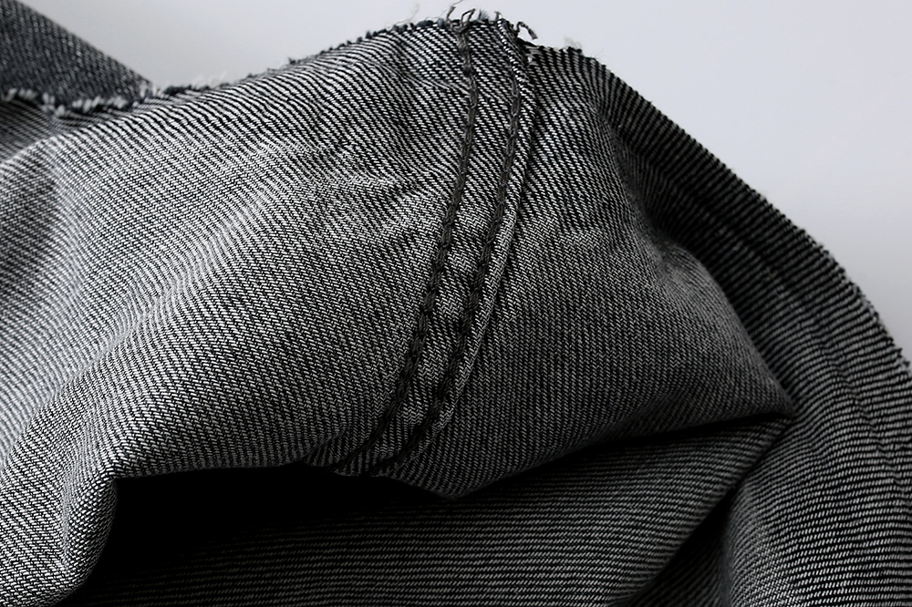 MADNESS 22FW  牛仔衬衣 黑色 日系 外套长袖 秋冬季 休闲 男女同款