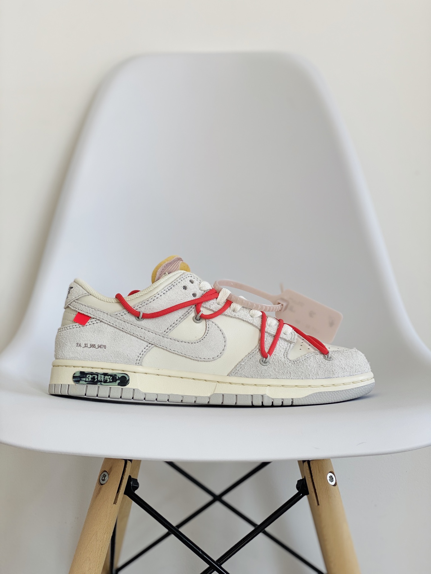 NO.33 Off-White Duunk  Low THE 50-33 灰白 麂皮 低筒 板鞋 休闲鞋 滑板鞋 男鞋 女鞋 DJ0950-118