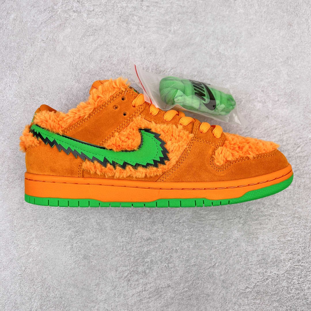 Grateful Dead x SB Dunk Low Orange Bear 跳舞小熊 橙绿 低筒 复古板鞋 休闲鞋 男鞋 女鞋 CJ5378-800