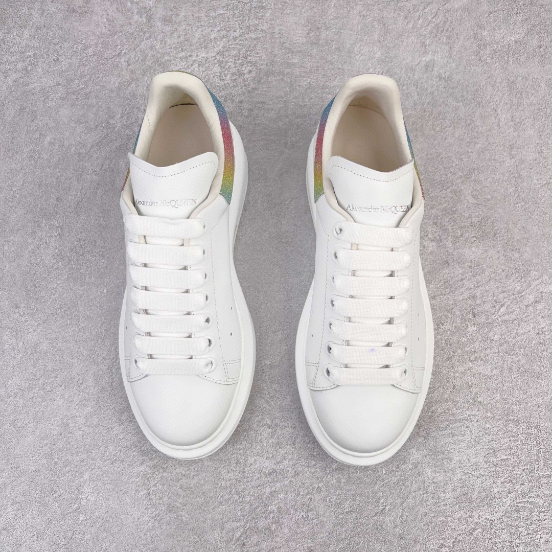 Alexander McQueen 麦昆 彩虹 磨砂尾 低筒 板鞋 休闲鞋 厚底鞋 增高鞋 男鞋 女鞋 