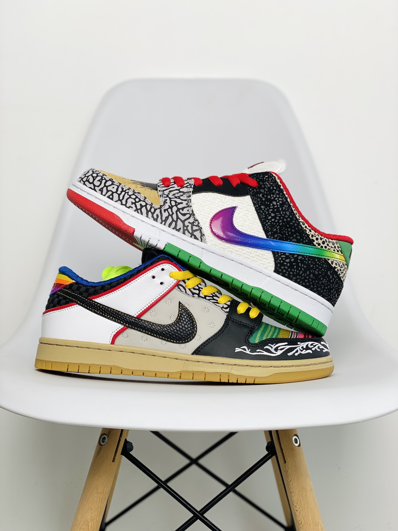 Dunk Low What The Paul 彩色拼接 不对称鸳鸯 低筒 复古板鞋 休闲鞋 男鞋 女鞋  CZ2239-600