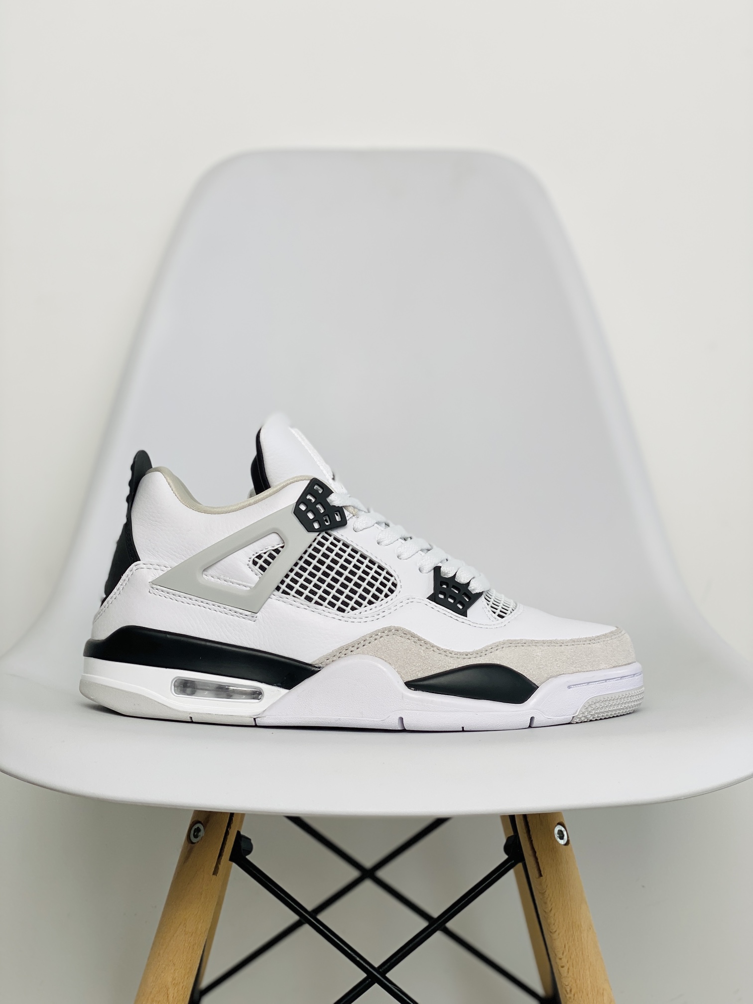 Air Jordan 4 AJ4 Retro Military Black 灰白黑 小白水泥 低筒 男鞋 女鞋 籃球鞋 板鞋 DH6927-111