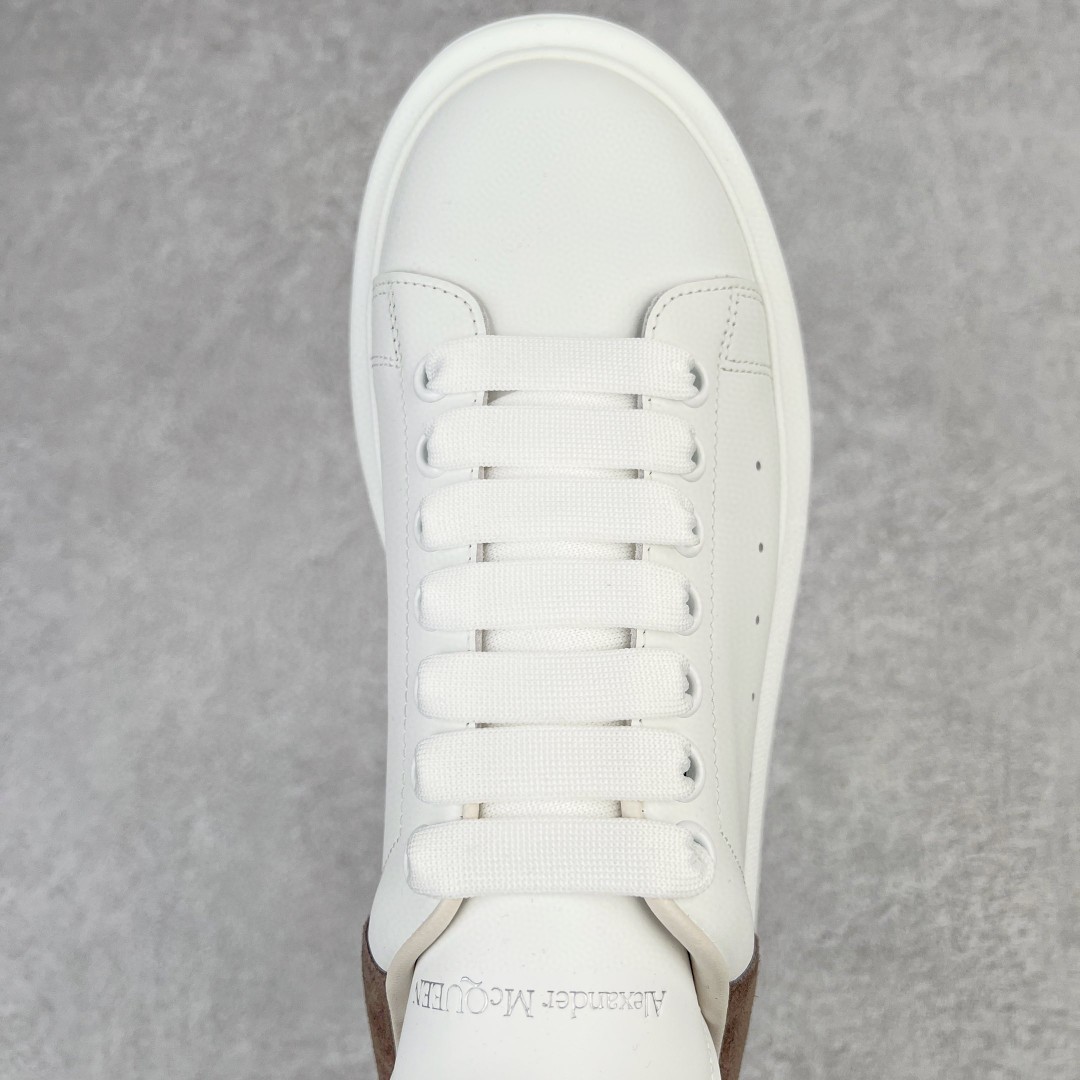 Alexander McQueen 麦昆 白棕 低筒 板鞋 休闲鞋 厚底鞋 增高鞋 男鞋 女鞋 553680WIBN29784