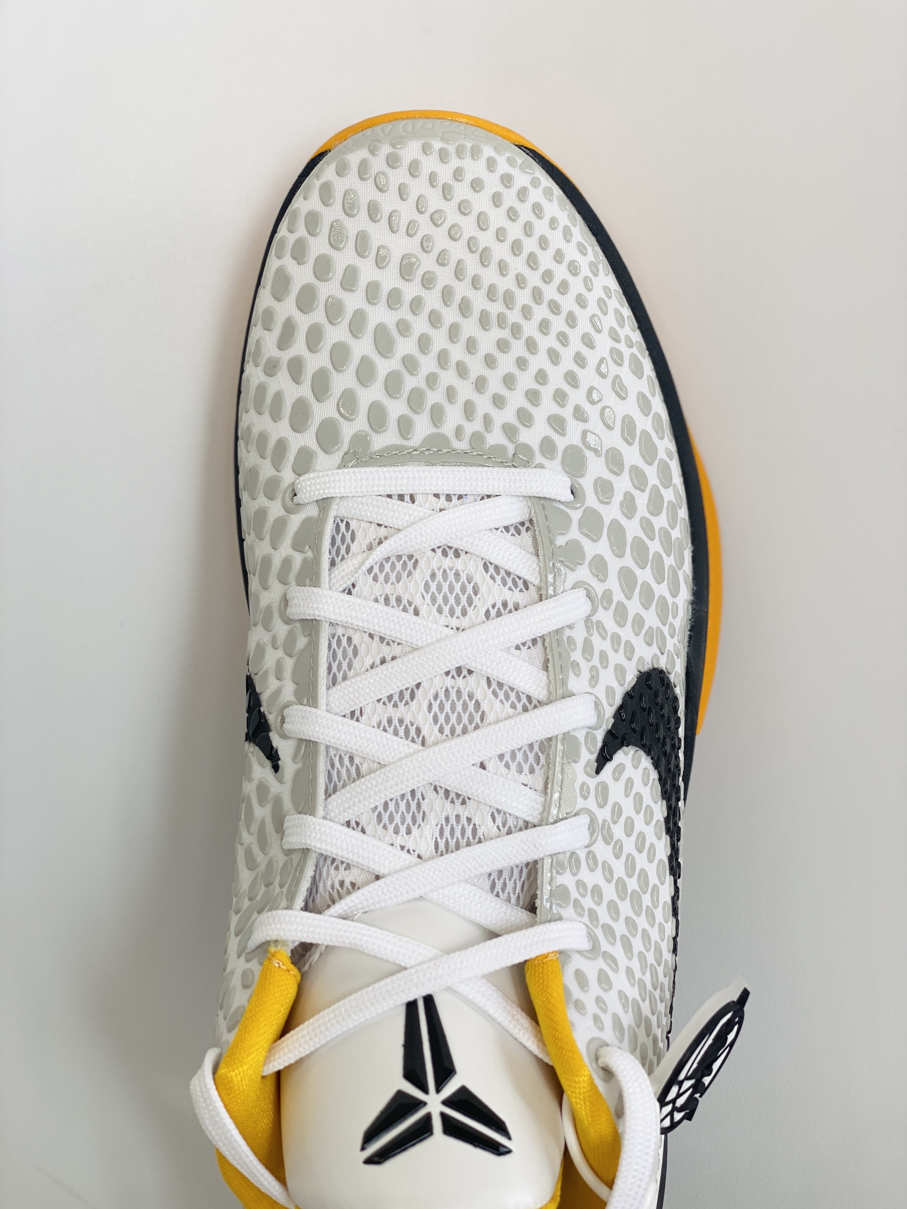 滅世純原 KOBE6 White Del Sol  季後賽 2021復刻 科比 6 低筒 球鞋 籃球鞋 實戰鞋 前後氣墊 真碳板 男鞋 CW2190-100