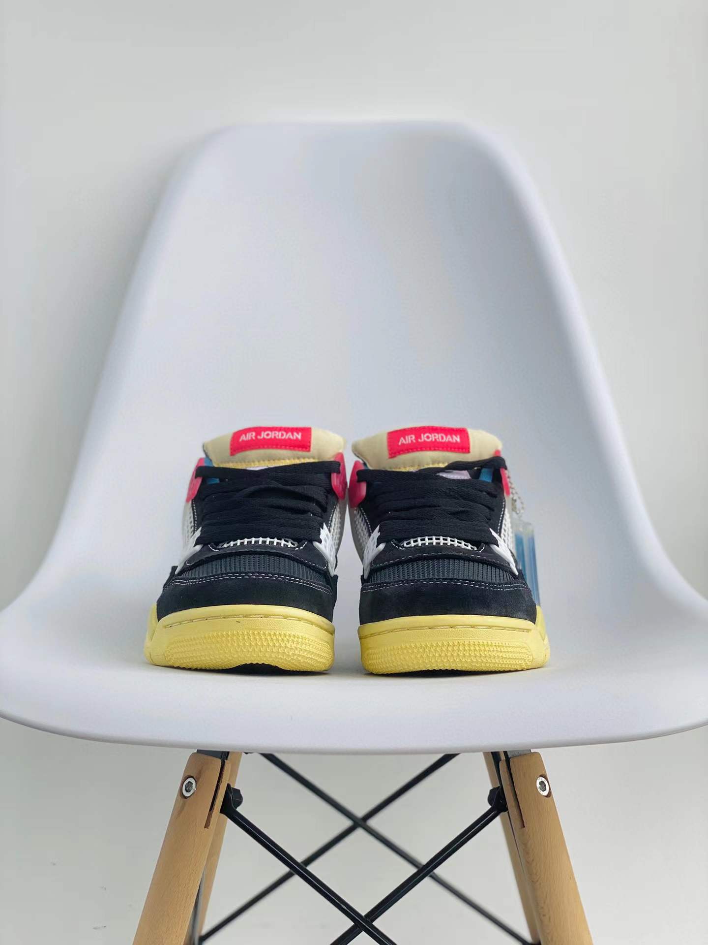 Union LA Air Jordan 4 AJ4 Retro Off Noir  黑蓝  麂皮 篮球鞋 运动鞋 休闲鞋 男鞋 DC9533-001