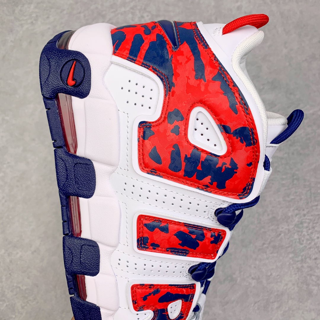 Air More Uptempo Red Navy Camo 白藍紅 迷彩 男鞋 女鞋 休闲鞋 板鞋 篮球鞋 CZ7877-100