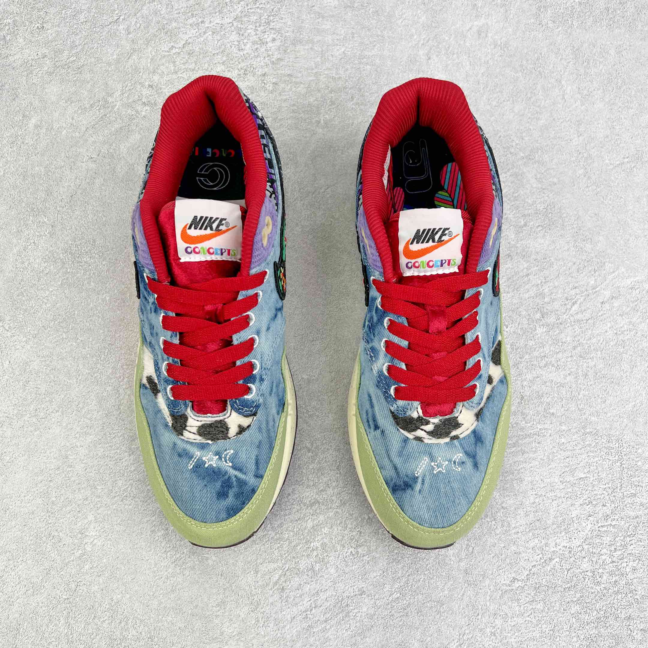 Concepts Air Max 1 SP Mellow 蓝绿 腰果花 低筒 减震运动鞋 休闲鞋 板鞋 男鞋 女鞋 DN1803-900