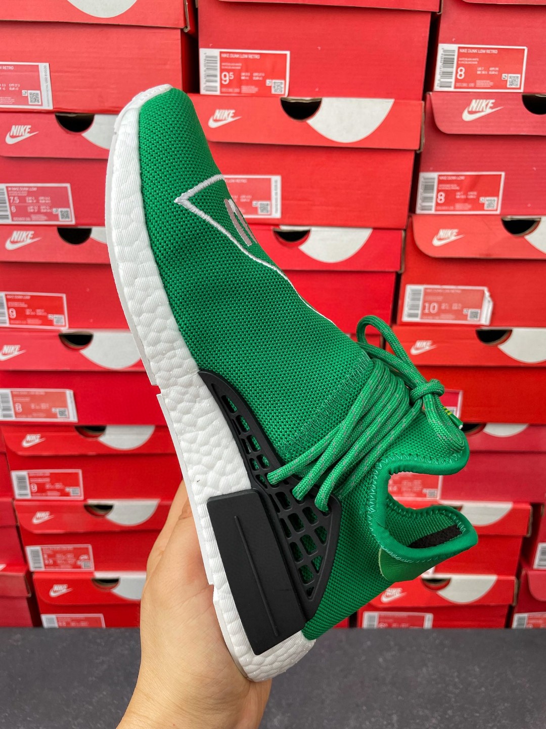 Pharrell Williams x adidas originals NMD HU Human TGreen 菲董联名 绿色 低筒 运动鞋 休闲鞋 男鞋 女鞋 BB0620