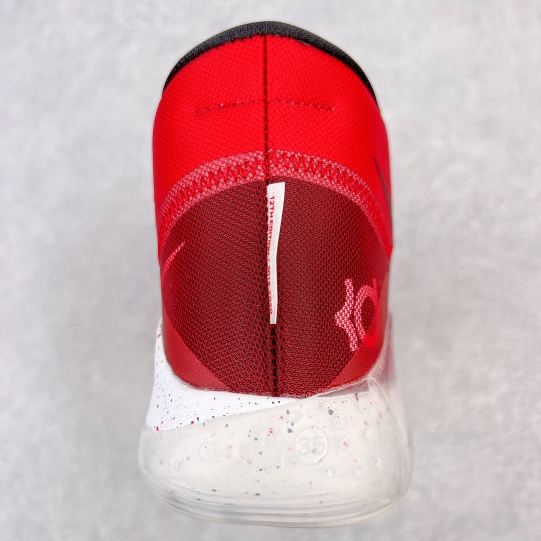 Zoom KD 12 杜特兰12 白红 高筒 减震防滑 实战鞋 篮球鞋 运动鞋 男鞋  AR4230-600