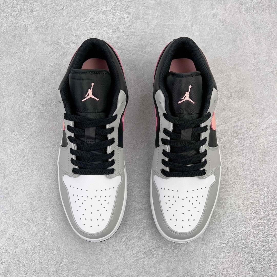 Air Jordan 1 Low AJ1 白黑粉 板鞋 休闲鞋 女鞋 男鞋 553558-062