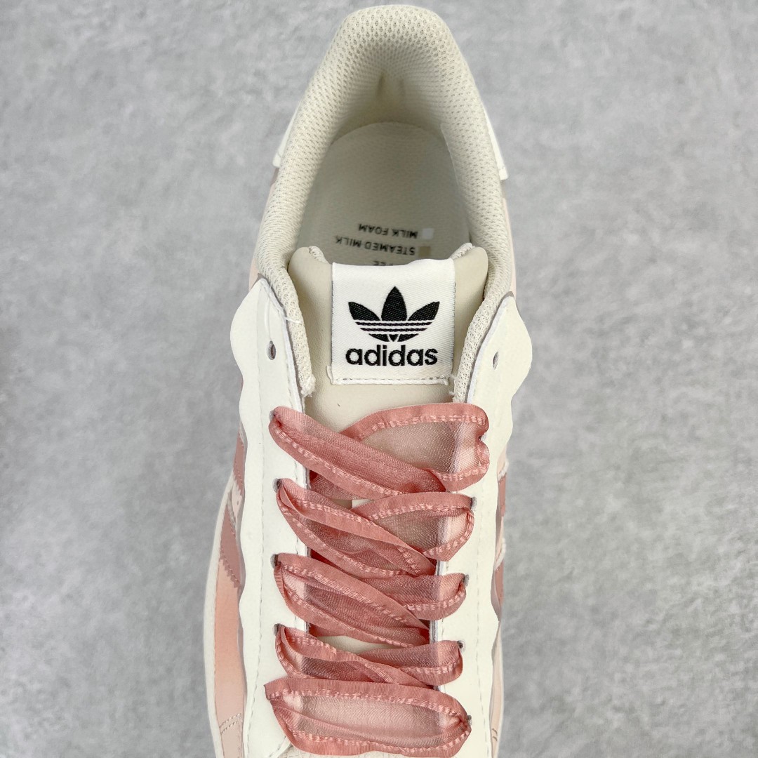 Adidas originals 樱花 少女心 奶油 粉白 低筒 板鞋 休闲鞋 运动鞋  男鞋 女鞋 GW4441