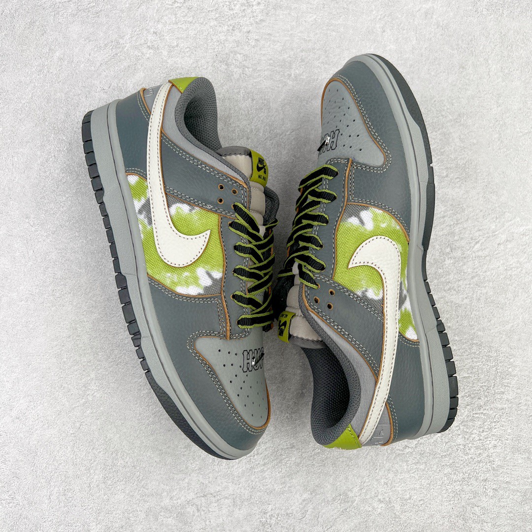 HUF x dunk Low Friends and Family 灰绿 低筒 复古板鞋 休闲鞋 男鞋 女鞋 FD8775-002