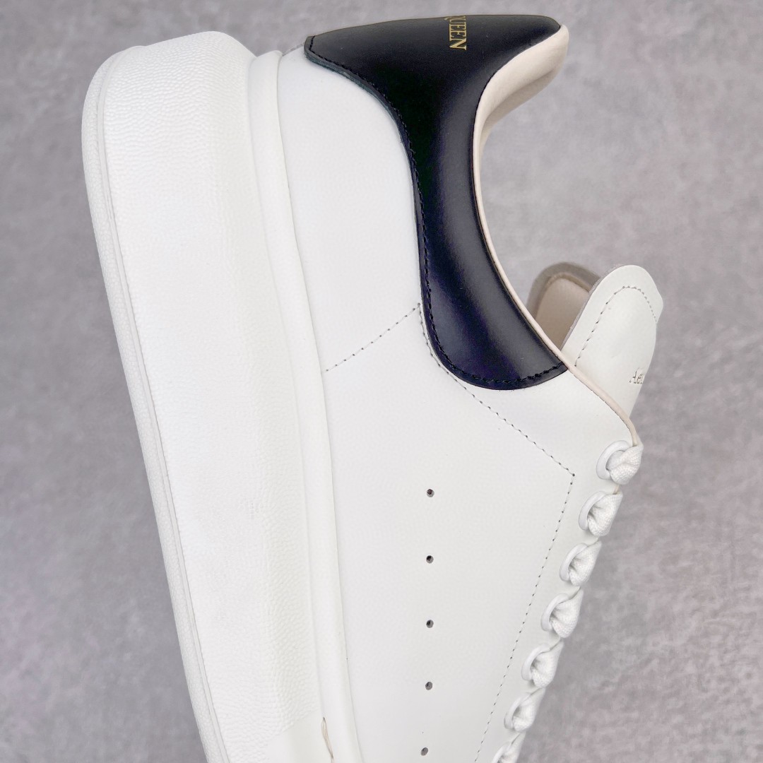 Alexander McQueen 麦昆 黑白 皮尾 低筒 板鞋 休闲鞋 厚底鞋 增高鞋 男鞋 女鞋 553680WHGP59061