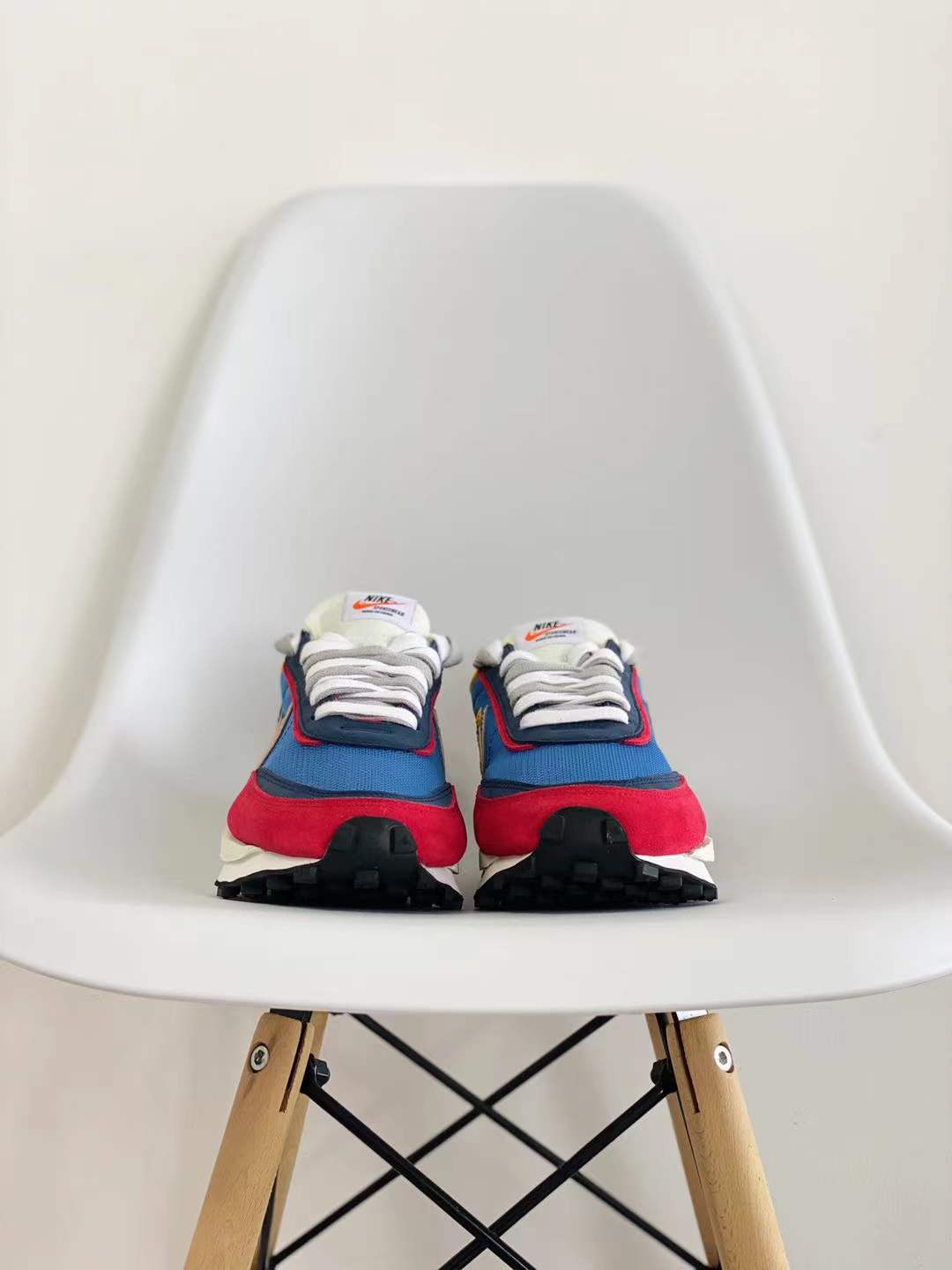 sacai  LVD 红黄蓝 低筒 双勾 华夫 复古时鞋 休闲鞋 透气网面 运动鞋 男鞋厚底 女鞋增高BV0093-400