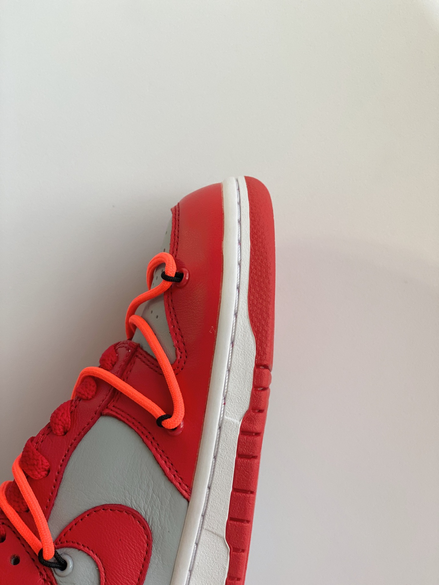 Off-White Duunk  Low LTHR OW 联名 红灰 低筒 板鞋 休闲鞋 滑板鞋 男鞋 女鞋 CT0856-600