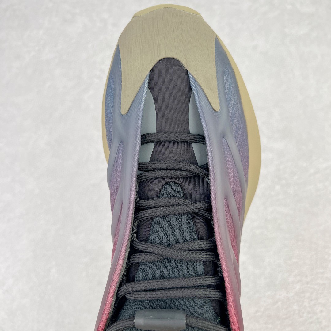 adidas originals Yeezy 700V3 Fade Carbon 蓝粉渐变 霓虹 低筒 休闲鞋 运动鞋 老爹鞋 男鞋 女鞋 GW1814
