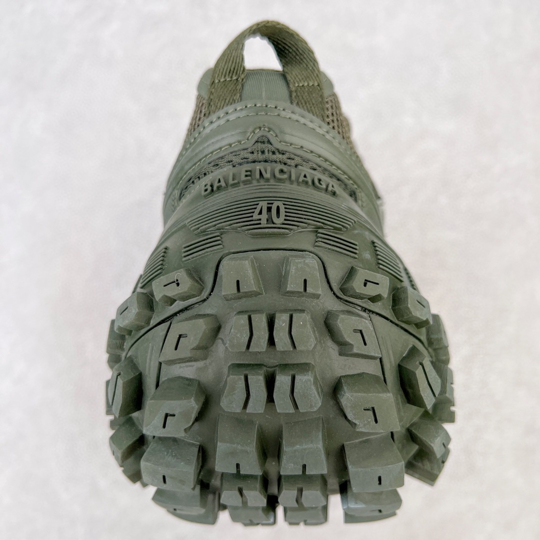 Balenciaga 巴黎世家 Defender 绿色 尼龍輪胎鞋 老爹鞋 男鞋 女鞋