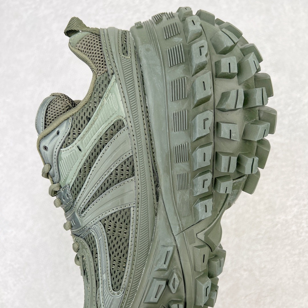 Balenciaga 巴黎世家 Defender 绿色 尼龍輪胎鞋 老爹鞋 男鞋 女鞋