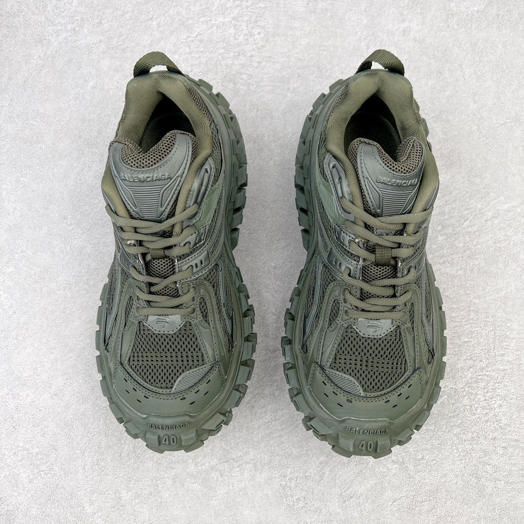 Balenciaga 巴黎世家 Defender 绿色 尼龍輪胎鞋 老爹鞋 男鞋 女鞋