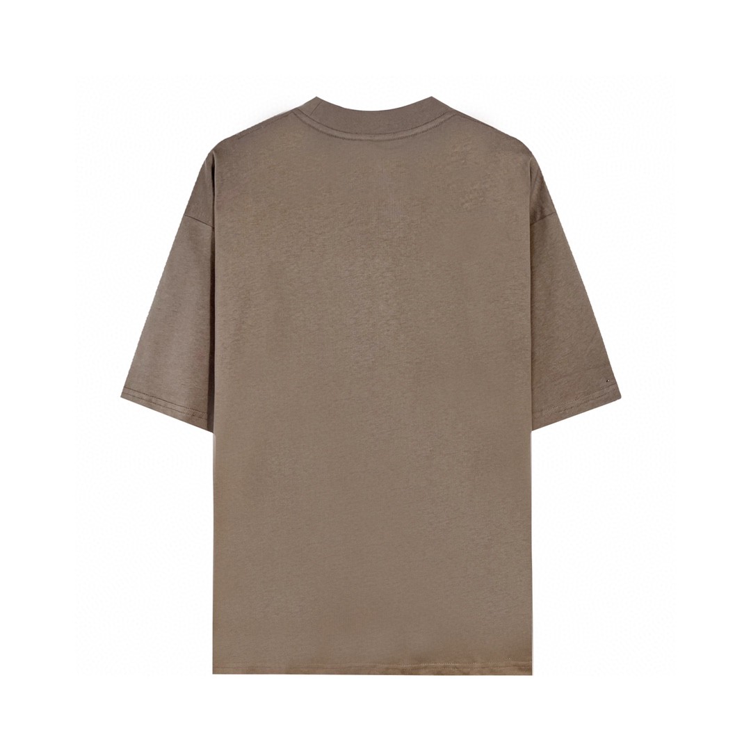 Balenciaga 巴黎世家 双B字母刺绣logo 蝙蝠侠 做旧水洗短袖 银灰白 T 恤 圆领 夏季 男女同款