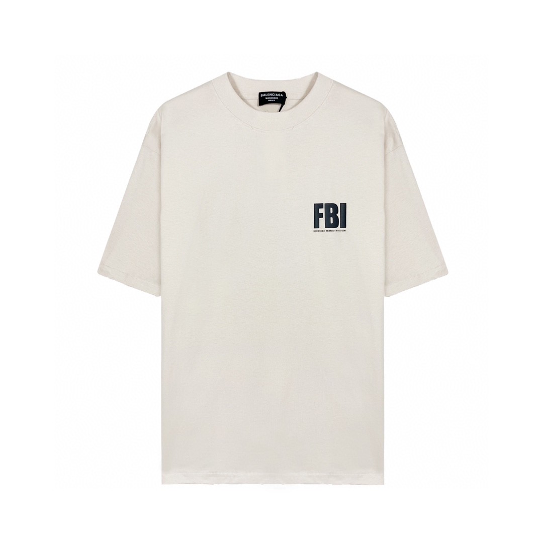 Balenciaga 巴黎世家 闪电字母Metallica摇滚乐队系列 泼墨水洗 破坏撕裂纹印花破洞短袖T恤【全新天花板级别】 圆领 短袖 