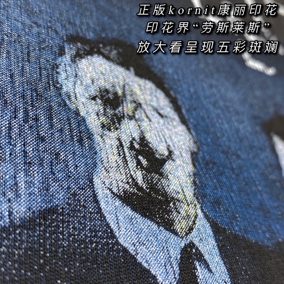 Balenciaga 巴黎世家 闪电字母Metallica摇滚乐队系列 泼墨水洗 破坏撕裂纹印花破洞短袖T恤【全新天花板级别】 圆领 短袖 