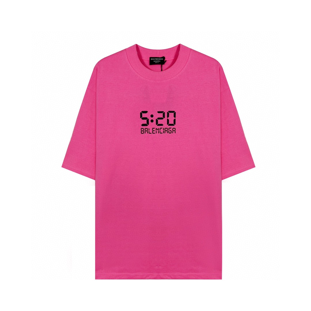 Balenciaga 巴黎世家 闪电字母Metallica摇滚乐队系列 泼墨水洗 破坏撕裂纹印花破洞短袖T恤【全新天花板级别】 圆领 短袖 