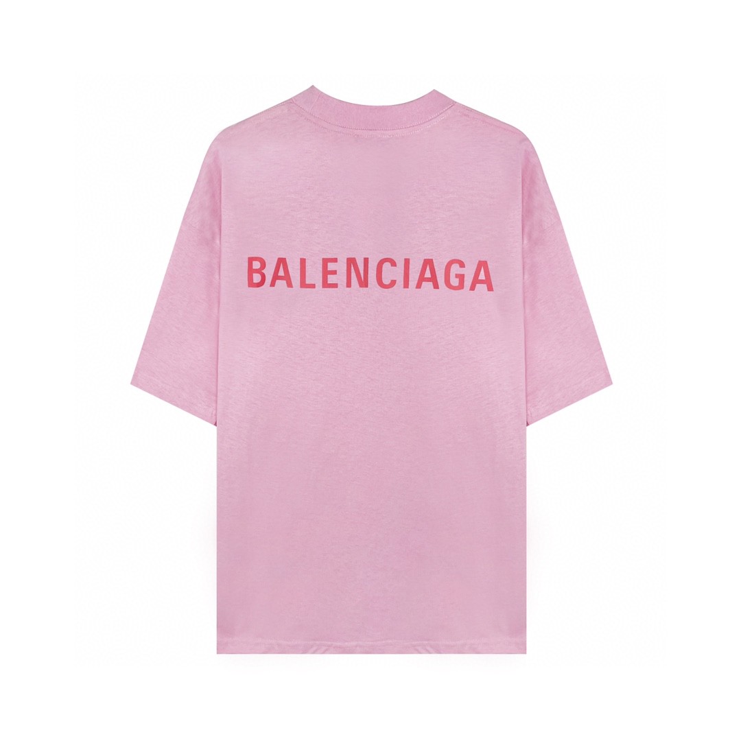 Balenciaga 巴黎世家 闪电字母Metallica摇滚乐队系列 泼墨水洗 破坏撕裂纹印花破洞短袖T恤【全新天花板级别】 圆领 短袖 
