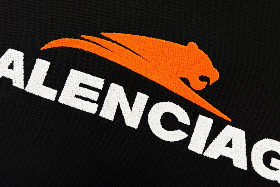 Balenciaga 巴黎世家 Political Campaign Large Fit Logo 刺绣图案 字母logo 短袖 白色 T 