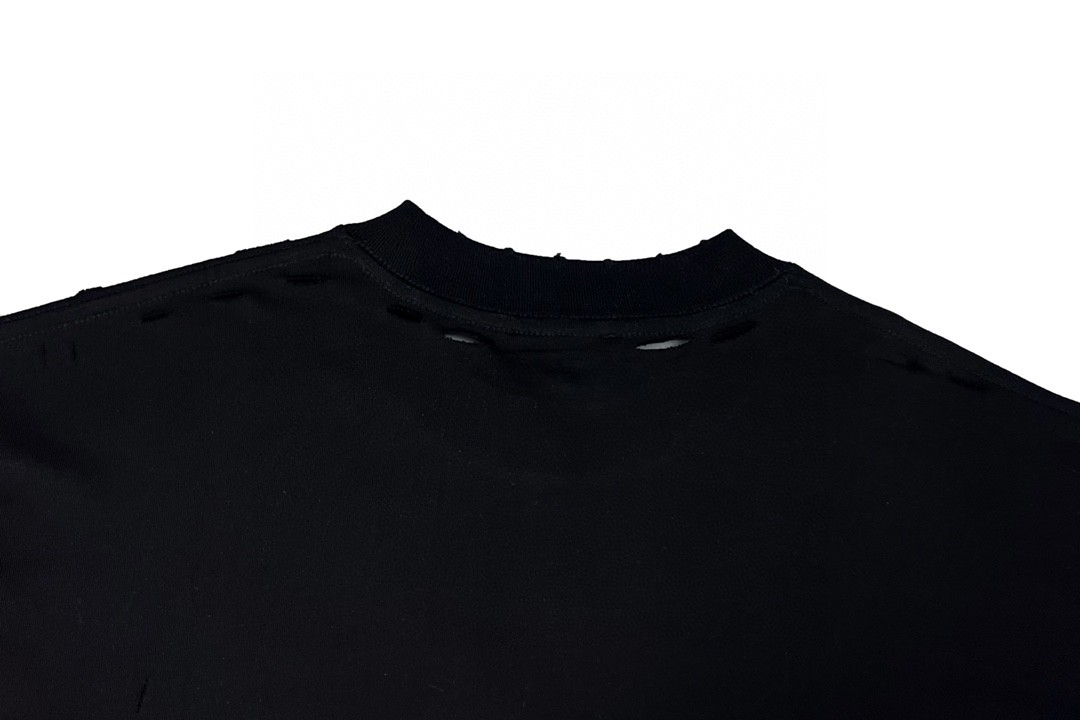 Balenciaga balishWhite T - shirt with BB logo 印花 短袖 白色 T 恤 圆领 夏季 男女同款 