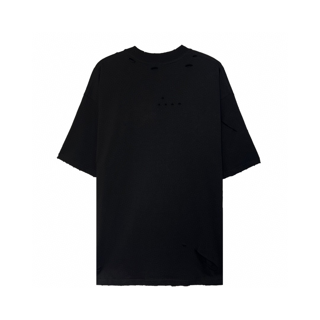 Balenciaga balishWhite T - shirt with BB logo 印花 短袖 白色 T 恤 圆领 夏季 男女同款 