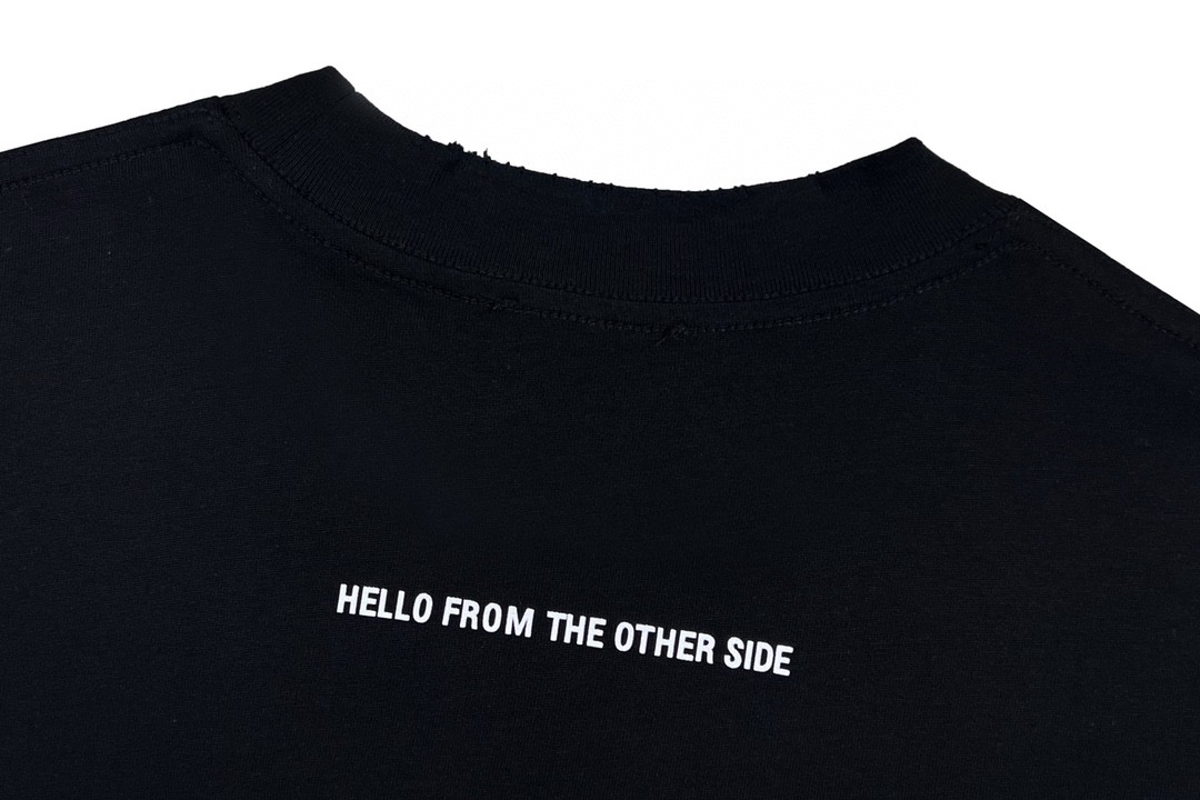 Balenciaga balishWhite T - shirt with BB logo 印花 短袖 白色 T 恤 圆领 夏季 男女同款 