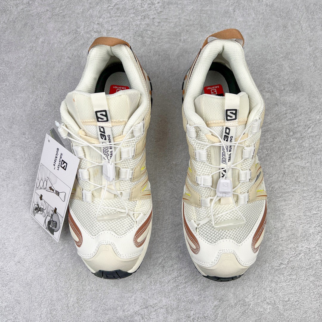 Salomon 萨洛蒙 Xa Pro 3d 白棕 低筒 户外 跑步鞋 运动鞋 男鞋 女鞋