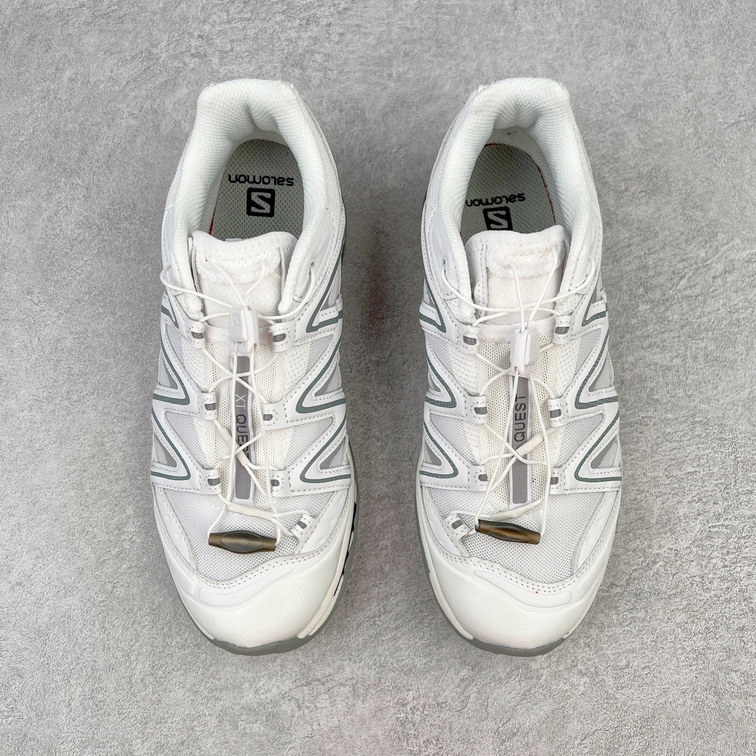 SALOMON  XT Quest Advanced 白色 低筒 户外 跑步鞋 运动鞋 男鞋 女鞋 410523（版型偏小一码）