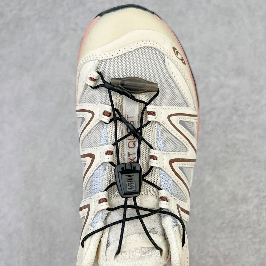 SALOMON  XT Quest Advanced 萨洛蒙 白香槟色 低筒 户外 跑步鞋 运动鞋 男鞋 女鞋 417589（版型偏小一码）