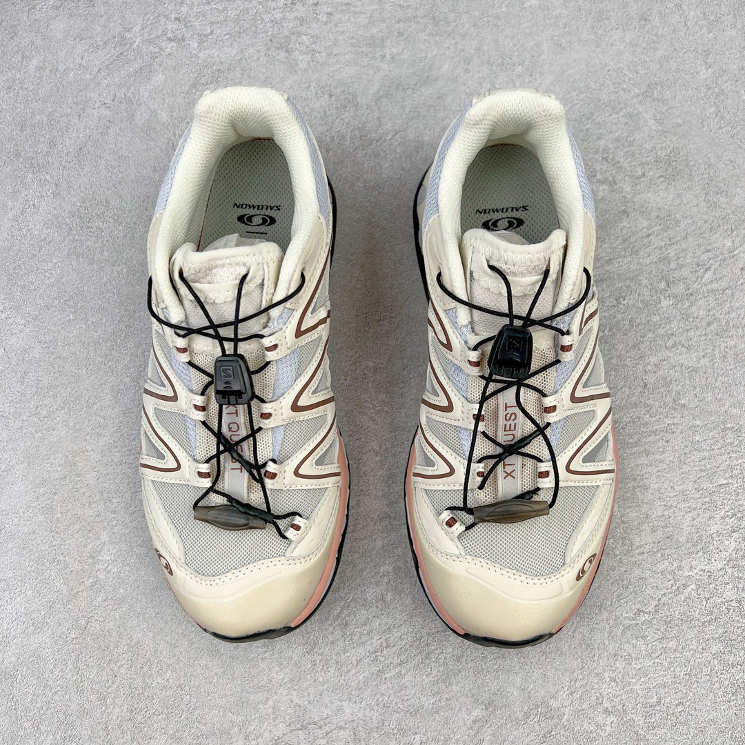 SALOMON  XT Quest Advanced 萨洛蒙 白香槟色 低筒 户外 跑步鞋 运动鞋 男鞋 女鞋 417589（版型偏小一码）