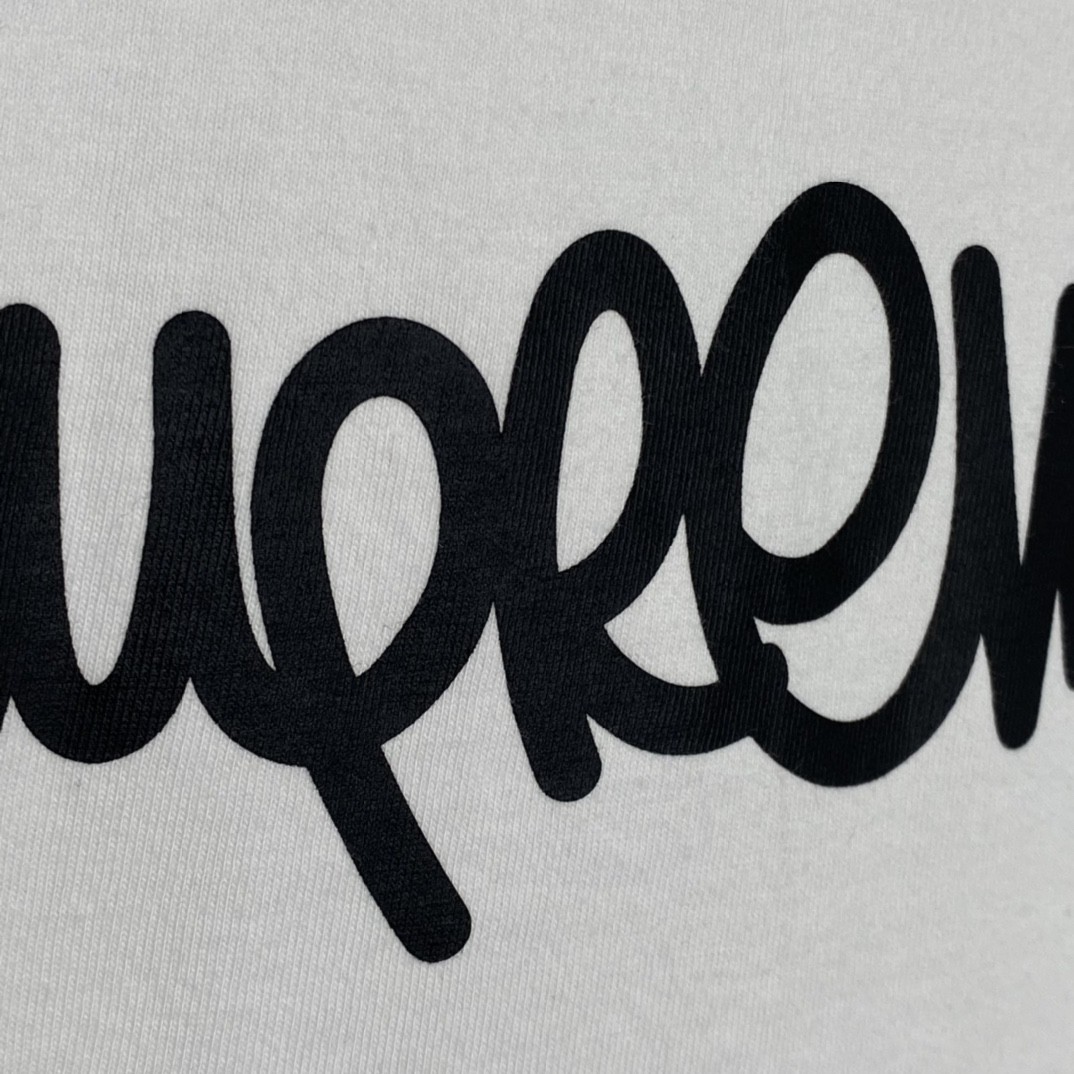 Supreme SS22 Week 19 Handstyle Tee 线条草写字母涂鸦圆领 白色 短袖 T 恤 男女同款