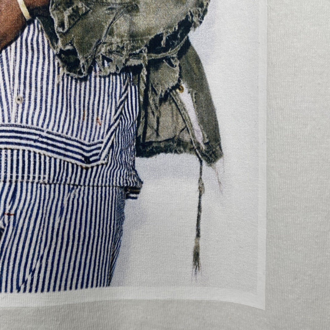 Supreme FW22 Week1 Andre 3000 Tee 安德雷本杰明 图案印花 白色 短袖 T 恤 男女同款